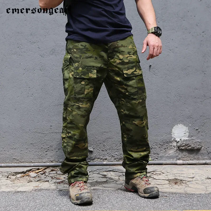 Emersongear Tactical Field Pants Camo Mens Outdoor Duty Cargo Trousers Airsoft Hunting Hiking Combat Camoflage Camping EM9317