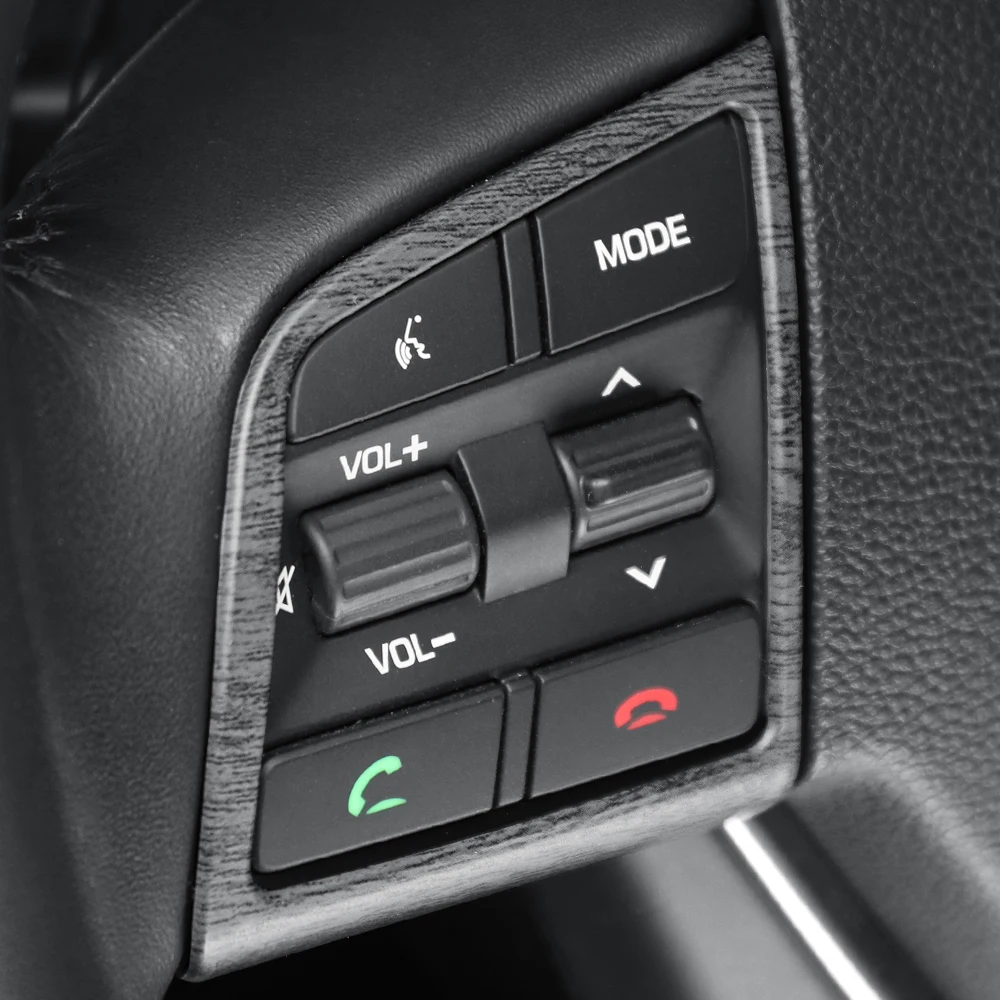 

Car Steering Left Right Frame Trim Carbon/Wood Decorative Strip ABS Material for Genesis G80 DH 2015-2020 Interior Accessories