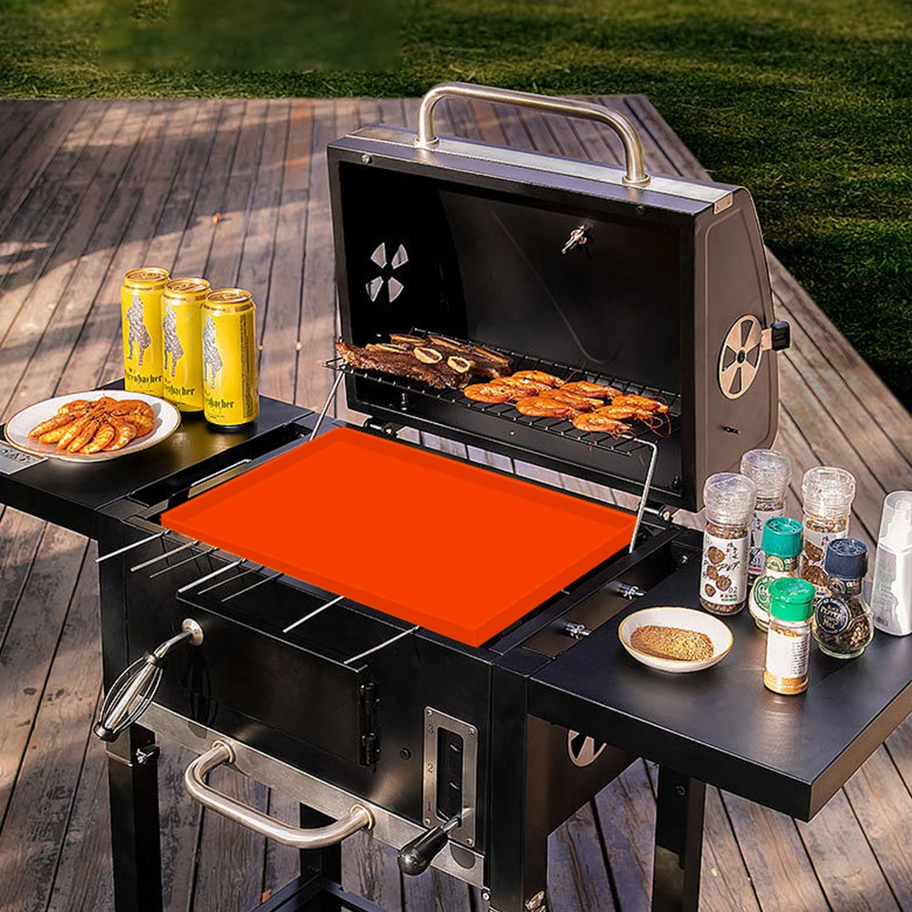 Griddle Cover Heavy Duty Silicone Grill Mat for Blackstone Griddle with Protection Griddle Accessories Griddle Outdoor Protector