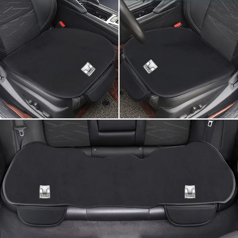 

Фланелевая подушка на переднее сиденье автомобиля, противоскользящие дышащие аксессуары для Great Wall GWM Tank 300 City 300 Border 400 500 PHEV 700