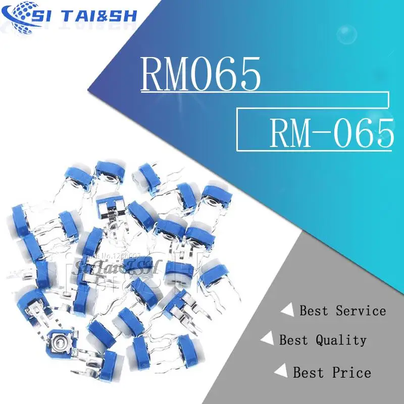 37 + 1 20 pezzi RM065 RM-065 100 200 500 1K 2K 5K 10K 20K 50K 100K 200K 500K 1M ohm Trimpot Trimmer Potenziometro resistenza variabile