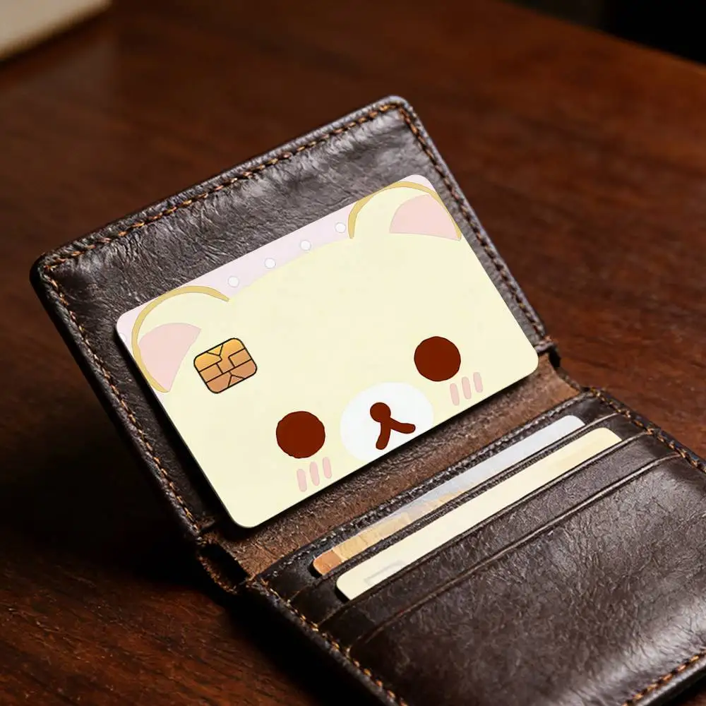 Niedlicher Cartoon R-Rilakkuma Bestseller Deko Exquisiter Kartenaufkleber für Debit- und Kreditkarten Skin-Cover Geschenk für Studenten – Detail 4