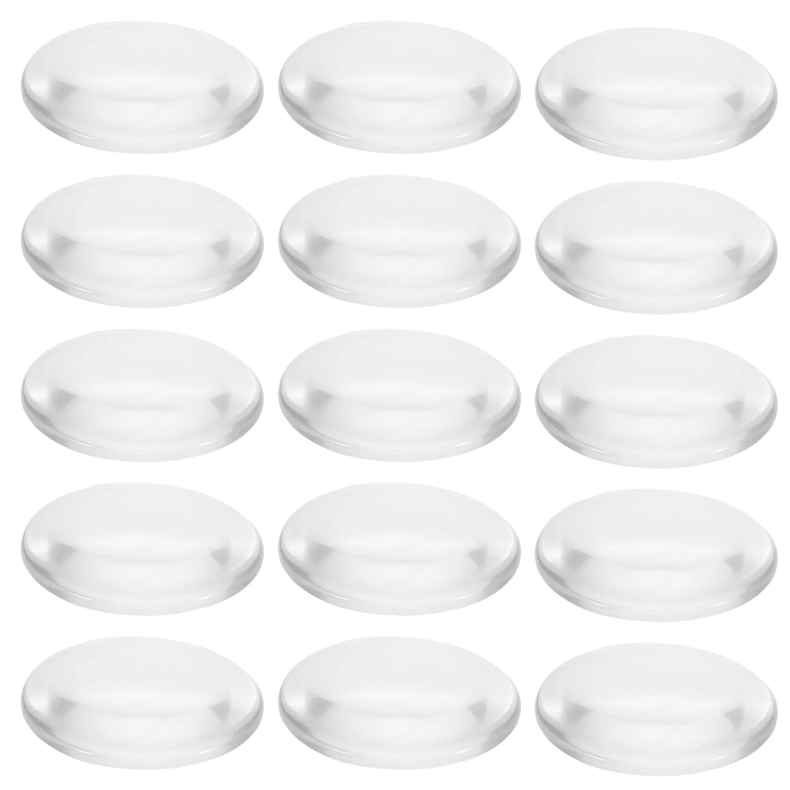 

15Pcs Transparent Clear Glass Round Cabochons Flatback Dome for DIY Jewelry Making Crafts Findings Decorative Pendants Photo