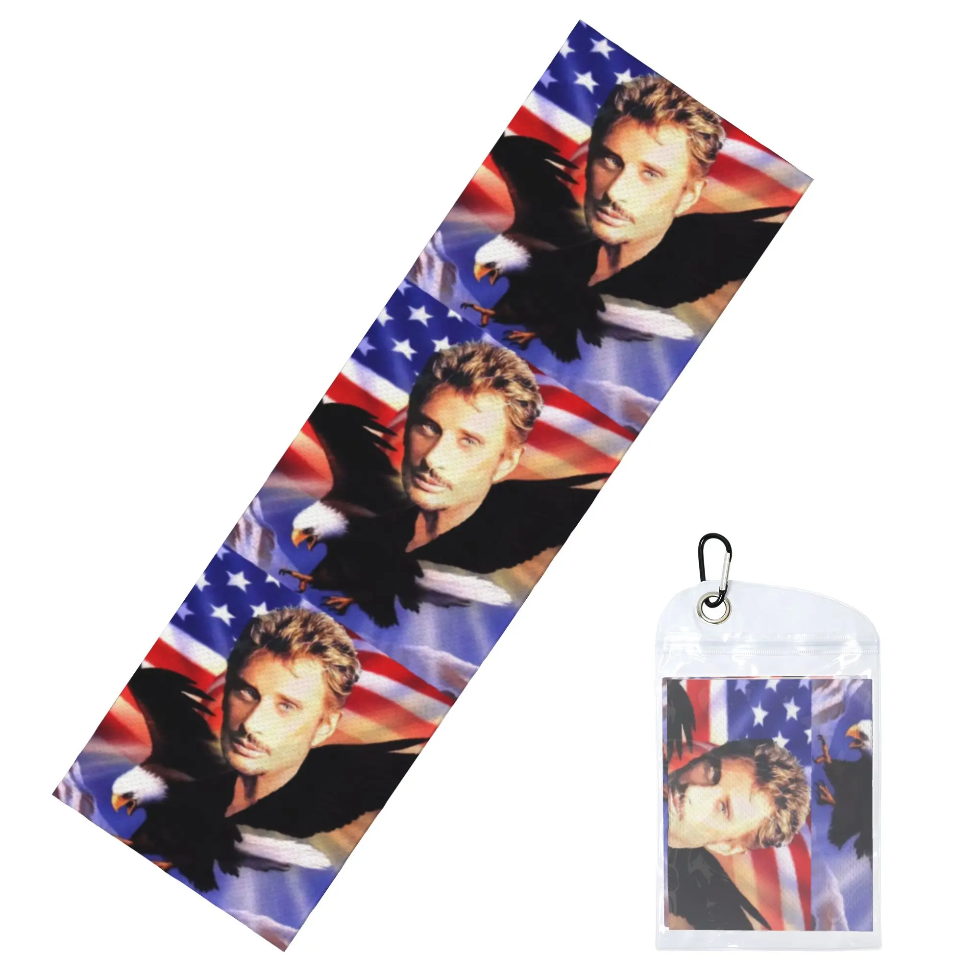Johnny Hallyday Cold Exercise Towel  Singer French France Super Soft Breathable Instant Cooling Towel Swimming Towels