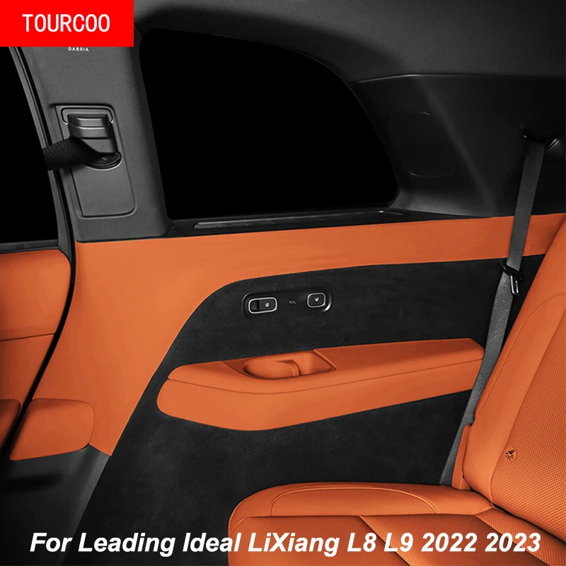 

For Leading Ideal LiXiang L7 L8 L9 2022 2023 Third Row Seats On Either Side Of The C-Pillar Leather Protective Sticker