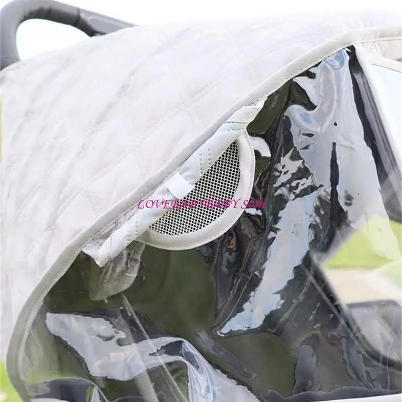 

Pram Accessories Breathable Weather Shield Baby Pram Pram Rain Cover 4XBC