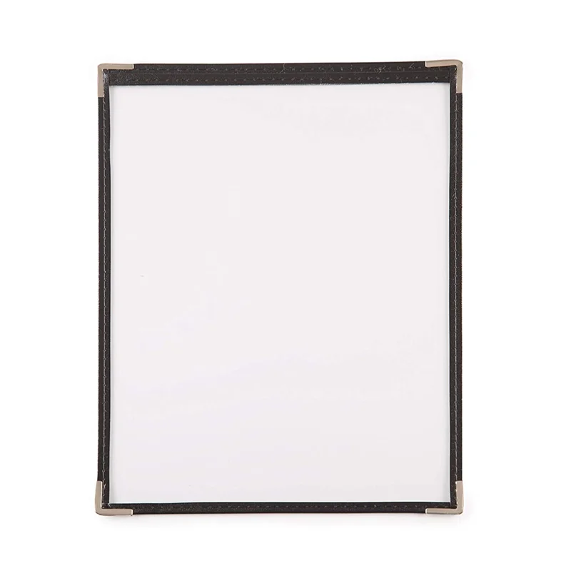 ABMR-30 Pack Of Menu Covers - Single Page, 2 View, Fits 8.5 X 11 Inch Paper - Restaurant Menu Covers