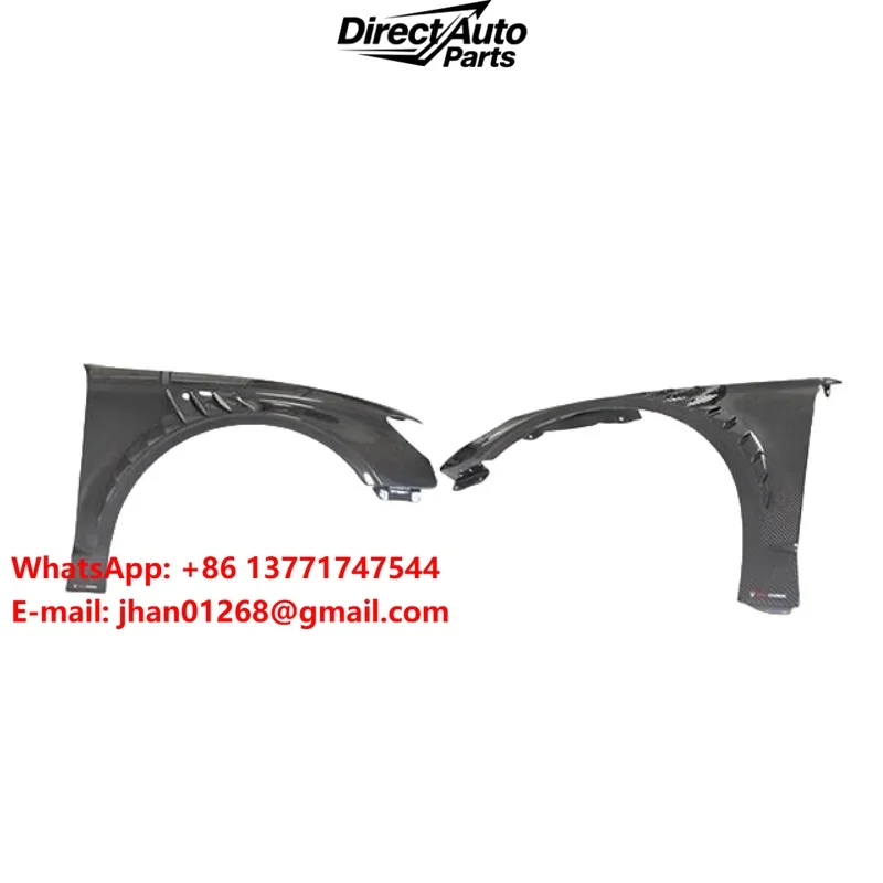 High Quality BTC Black Dry Carbon Fiber Fenders for A3/S3 2017-2019 Retrofit/Upgrade