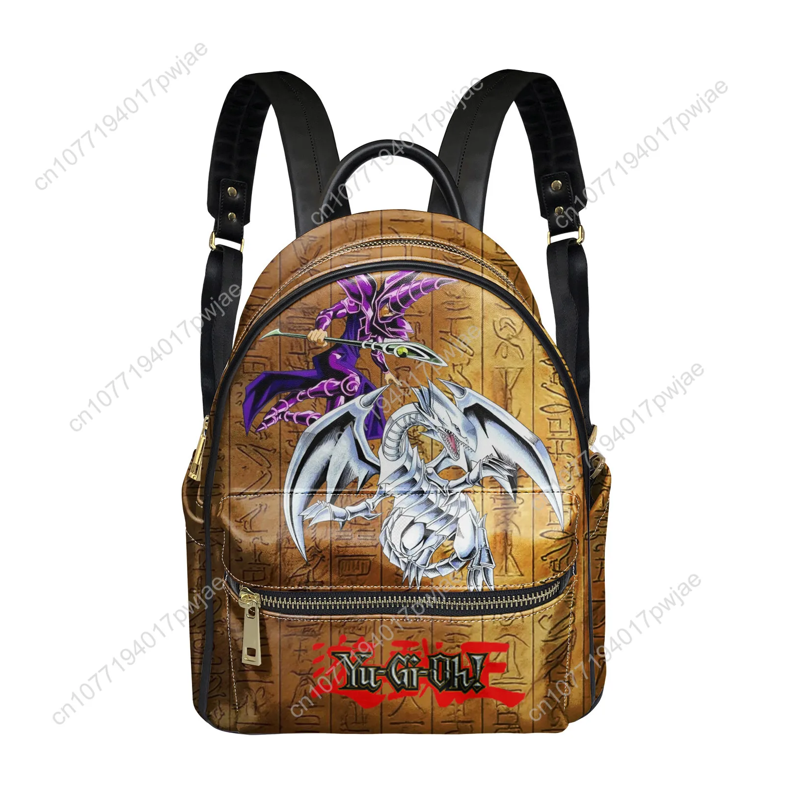 

Yu Gi Oh Anime Yugi Muto Backpack Womens Men Personalized Double Shoulder Bag Business Travel Bookbag Rucksack Gift Daypack