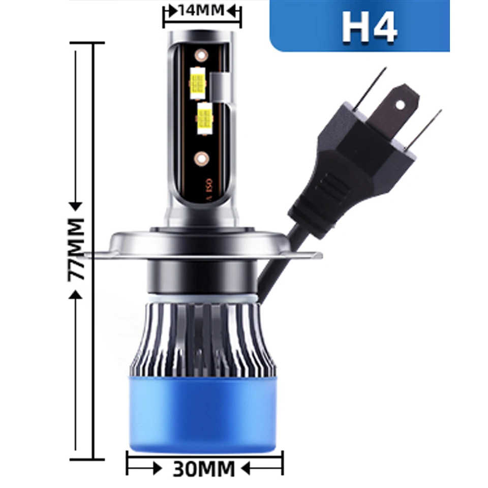 LEDヘッドライトキット H4 2個 6500K 12V フォードエスケープ 2001-2004