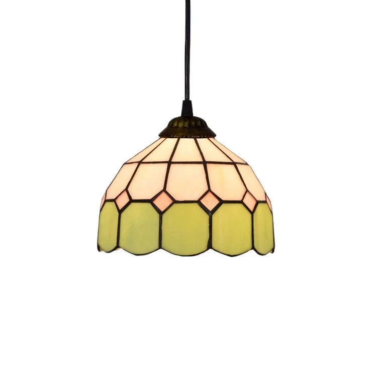 

Mediterranean Europe Tiffany Stained Glass Living Room Dining Bar Art Chandelier