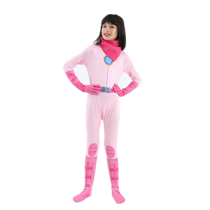 Anime Princess Becky Pink Bodysuit Girls Sexy Cosplay Party Costume School Anime Uniform Halloween Dress Up Bodysuit