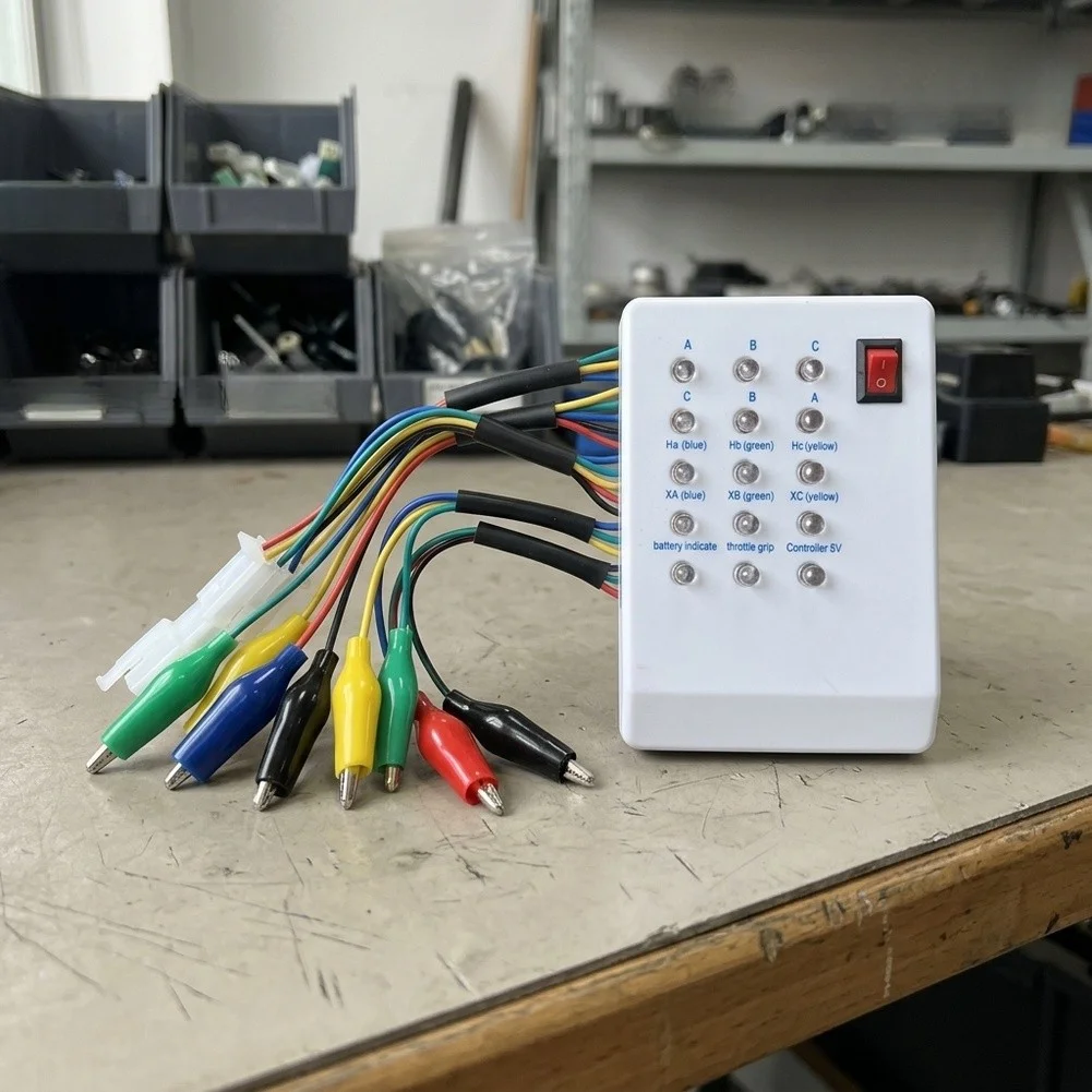 E-bike-Controller Tester For Battery Throttle Hall Sensor Diagnosis Fault Detection Tool For Electric Scooter Bike Repair Tool