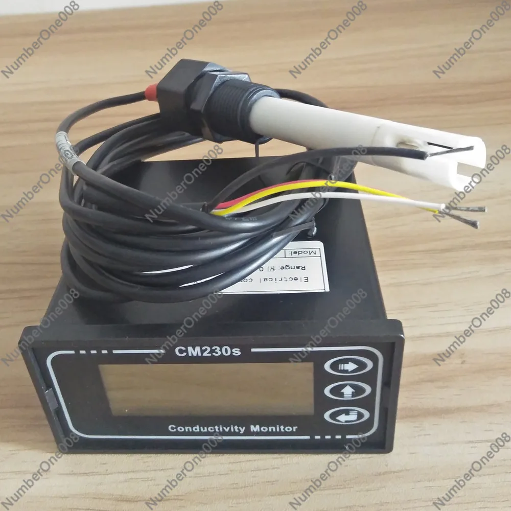 

CM-230S Online Conductivity Monitor Tester Meter Electric Conductivity Rate Instrument Tools 0-20/200/2000uS/cm 1.5%(FS)