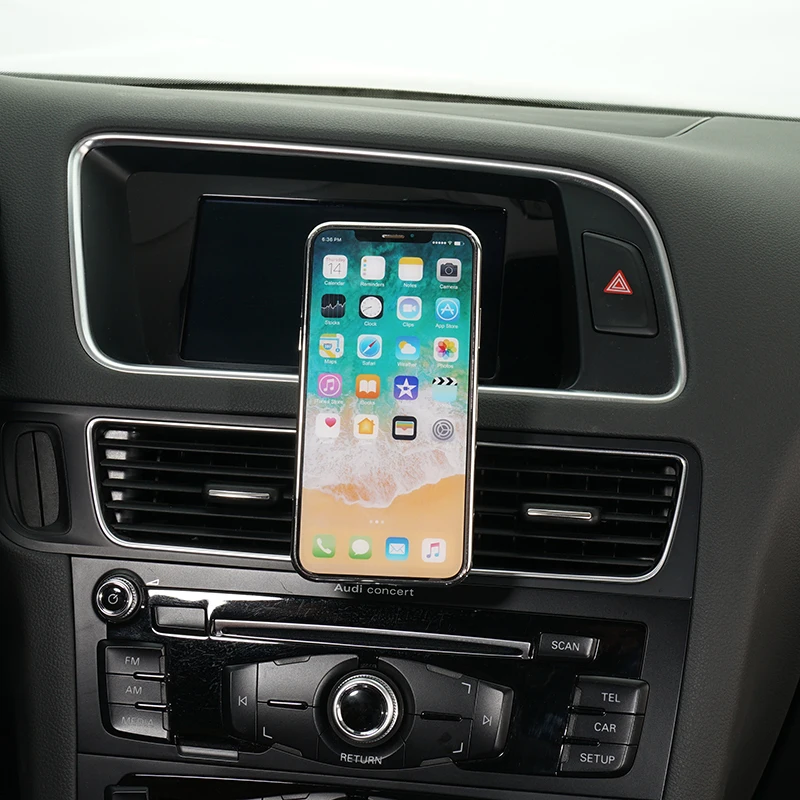 Magnetische Autotelefonhalterung GPS-Halterung Lüftungsschlitzhalterung Handyständer Clip für Audi Q5 SQ5 2010-2023 Zubehör – Detail 1
