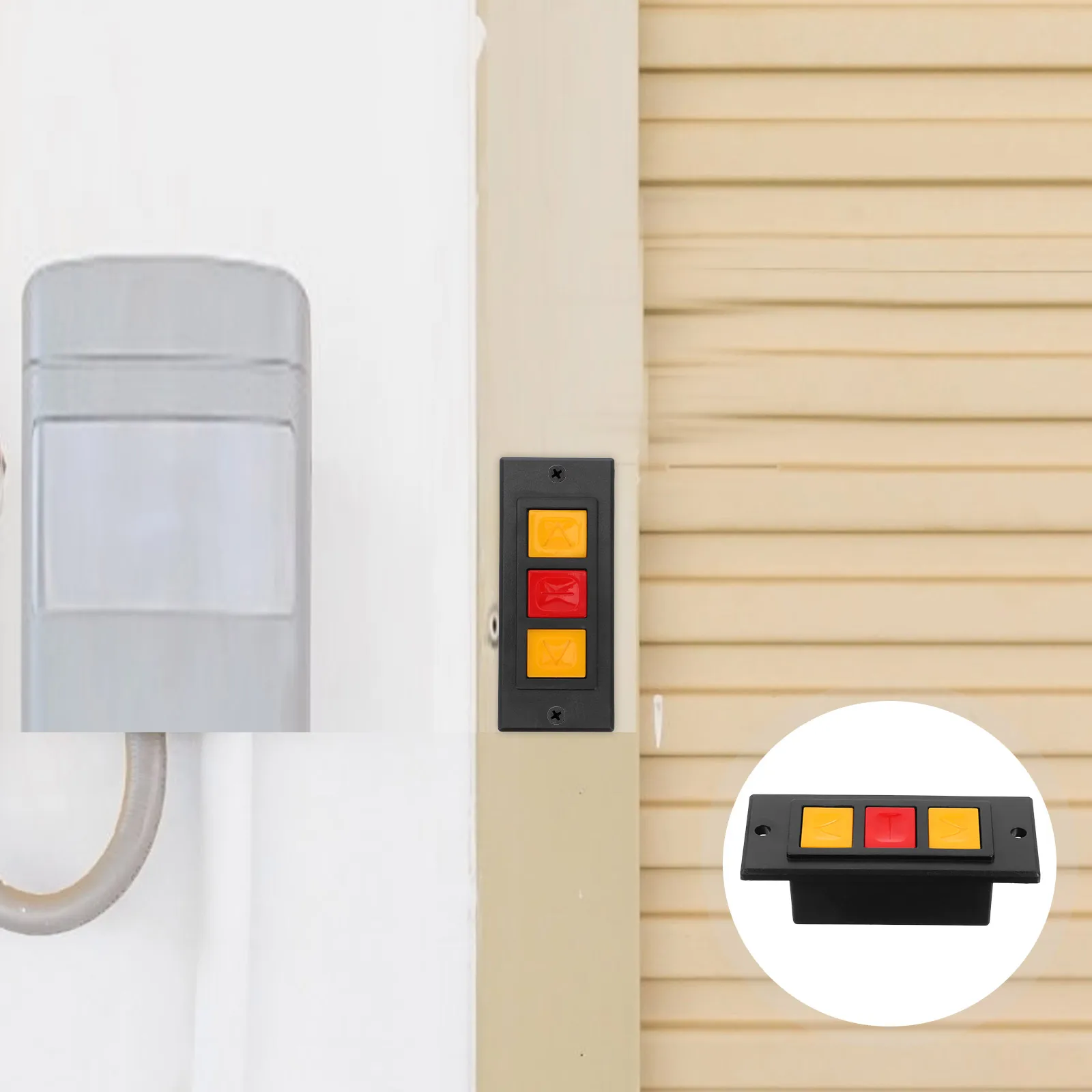 

Electric Door Switch Roller Shutter Garage Opener Wall Mount Button Control Box Commercial Keypad Accessory Door Part