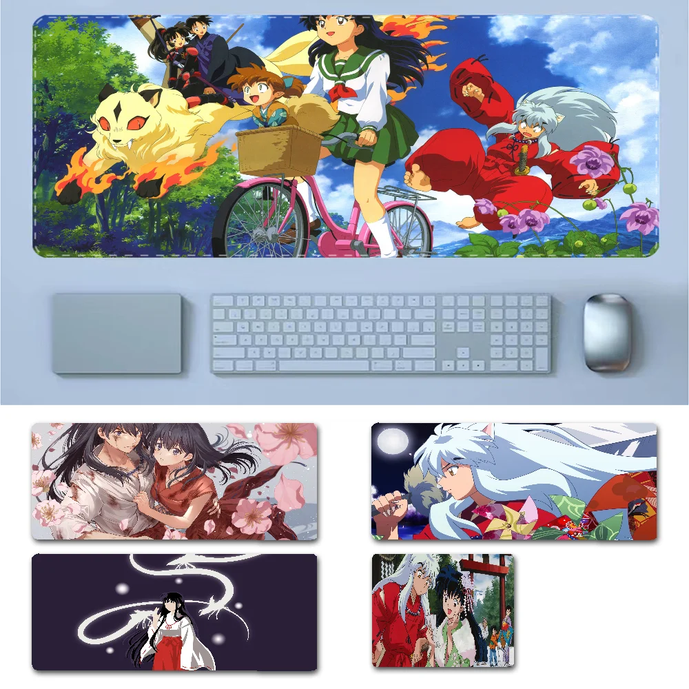 

InuYasha Mousepad Boy Pad Laptop Gaming Mice Mousepad Size for Game Keyboard Pad for Gamer