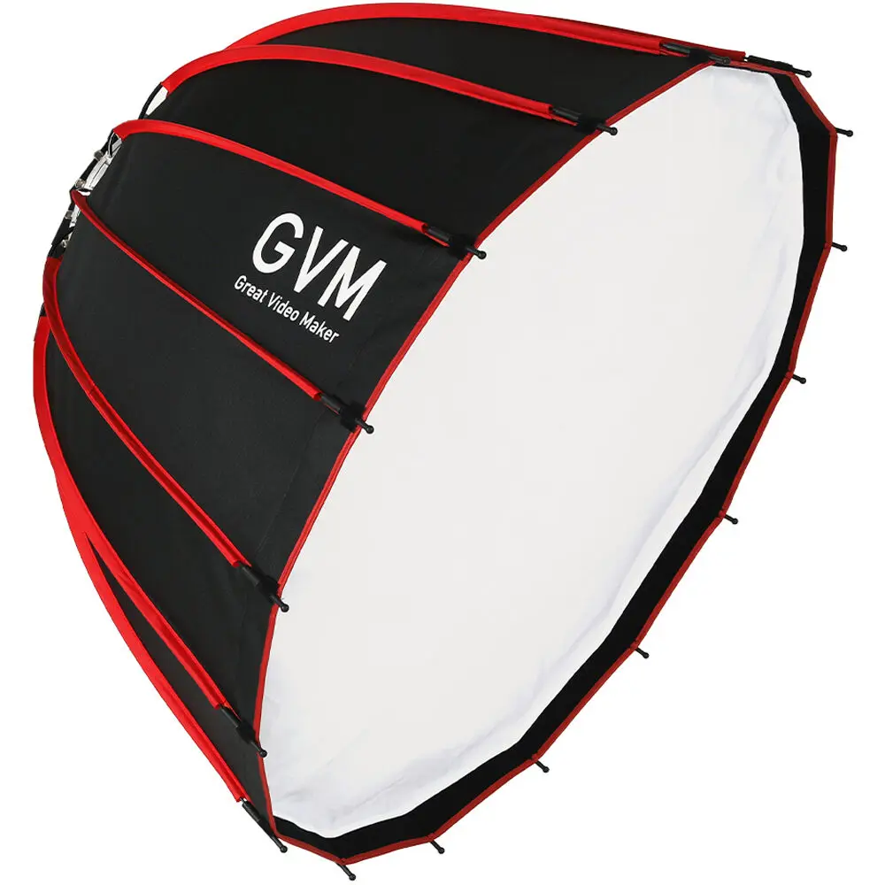 GVM 45cm 64cm Portable Quickly Release Bowens S Mount Octagon Softbox + Honeycomb Grid Outdoor Soft Box for COB Video Light