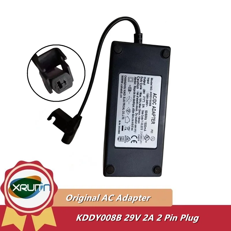 Genuine For KAIDI KDDY008B AC/DC Adapter 29V 2A Power Supply Recliner Lift Chair Charger