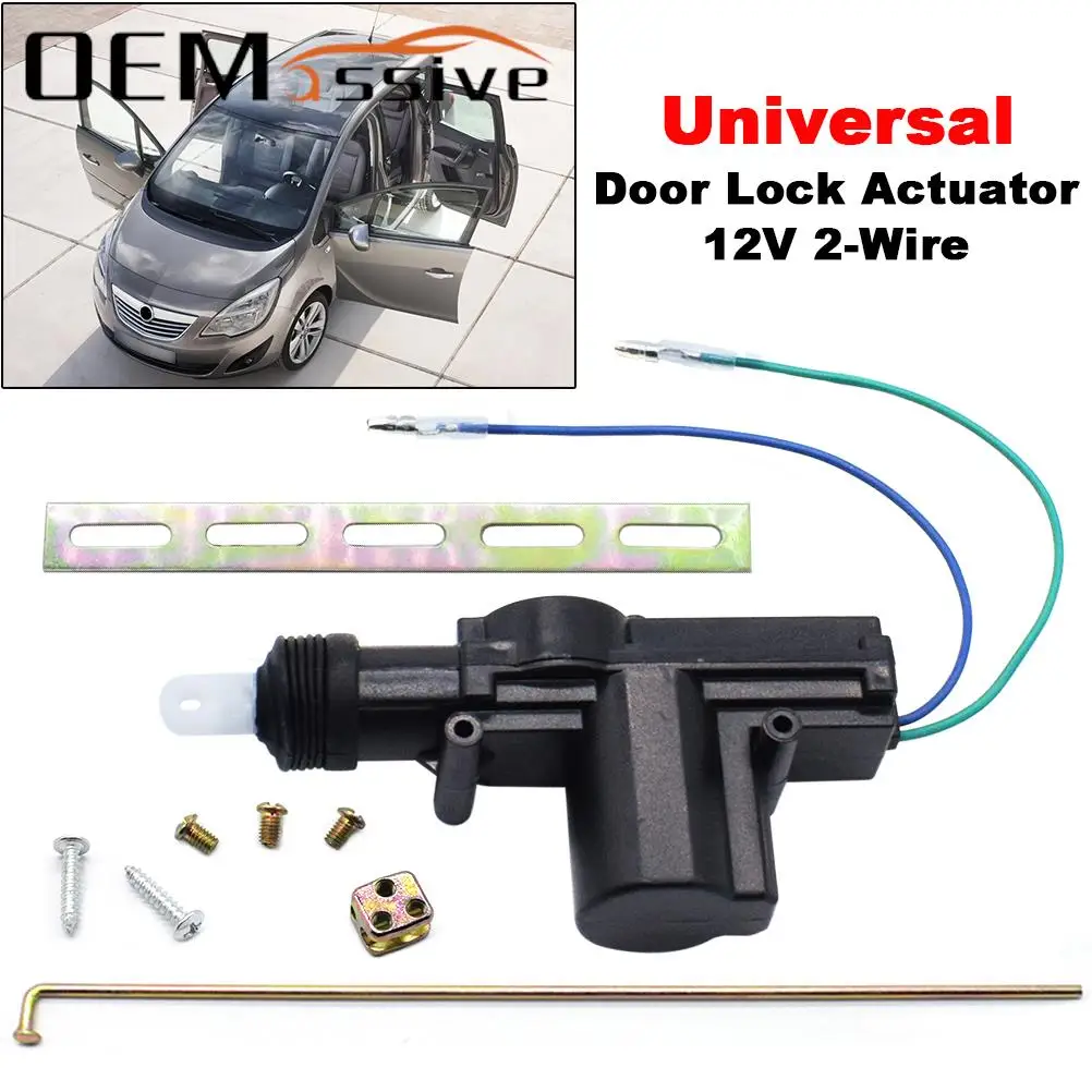 

12V Universal Car Door Power Central Lock Motor Kit With 2 Wire Actuator Auto Vehicle Electric Remote Locking System Accessories