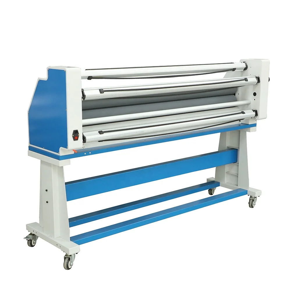 FM-1700E 67in Roll To Roll Wide Format Cold Roll Laminating Machine With Electric Pressure Control And Heat Assistance