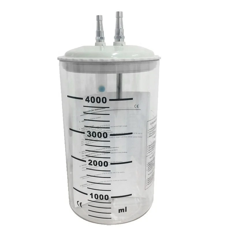 2025/Medical Suction Jar  4Liter Vacuum Canister 4L