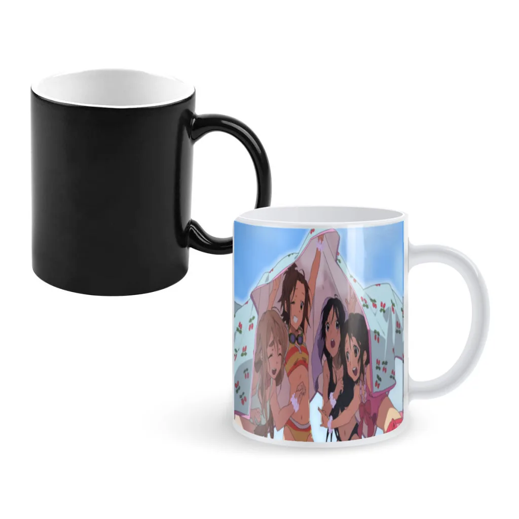 Anime-Japan-Kawaii-New-K-ON!Mug Heat sensitive color changing coffee mugs cup  milk cup mugs