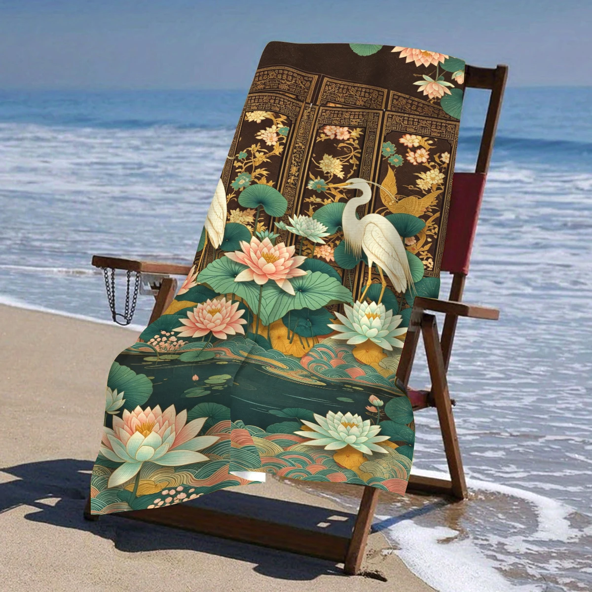 Versatile Polyester Beach Towel - Ideal for Swimming, Fitness, Camping, Yoga, Travel and Beach Activities