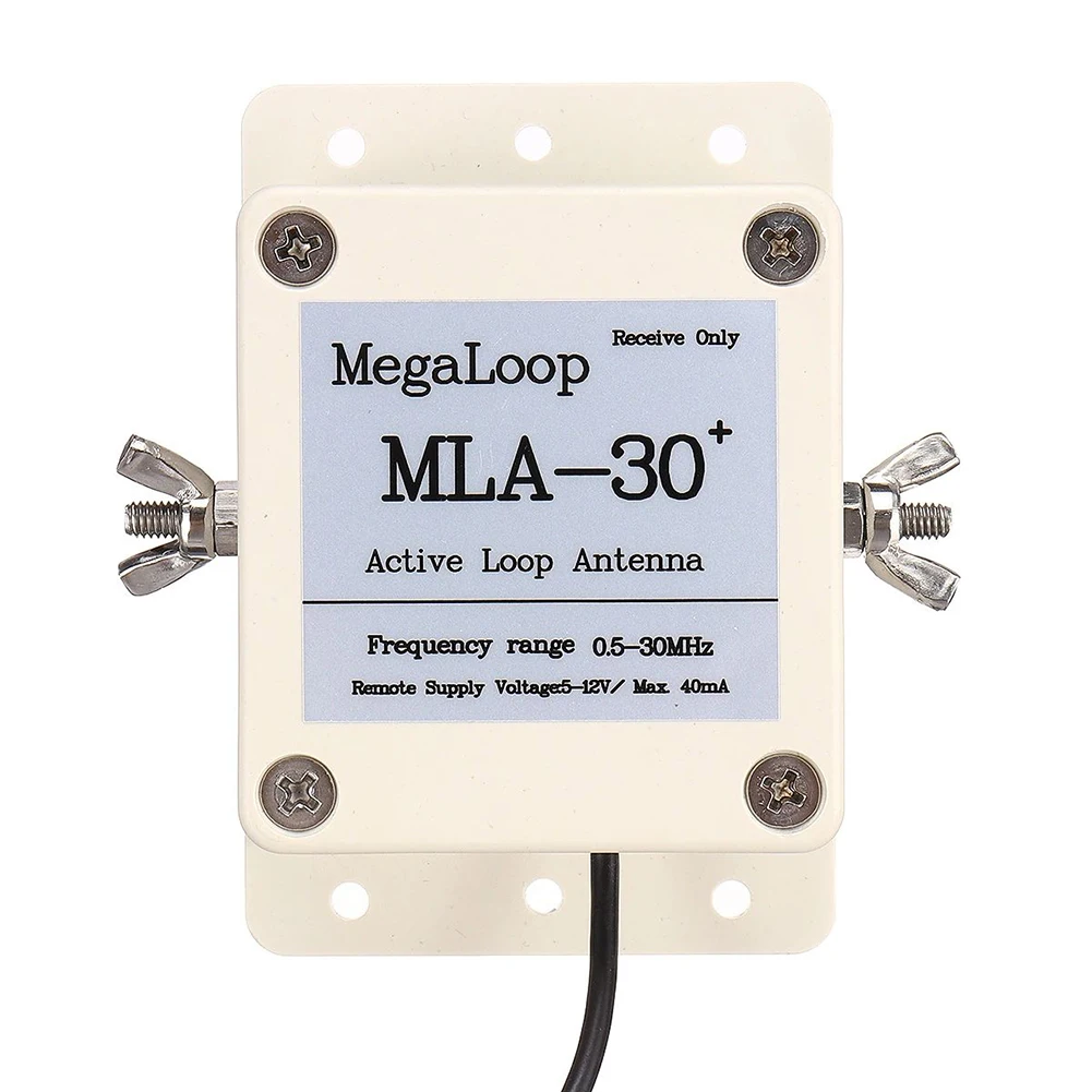 MLA-30 중간 단파 액티브 수신 루프 안테나, 500kHz-30MHz SWL HAM 세트