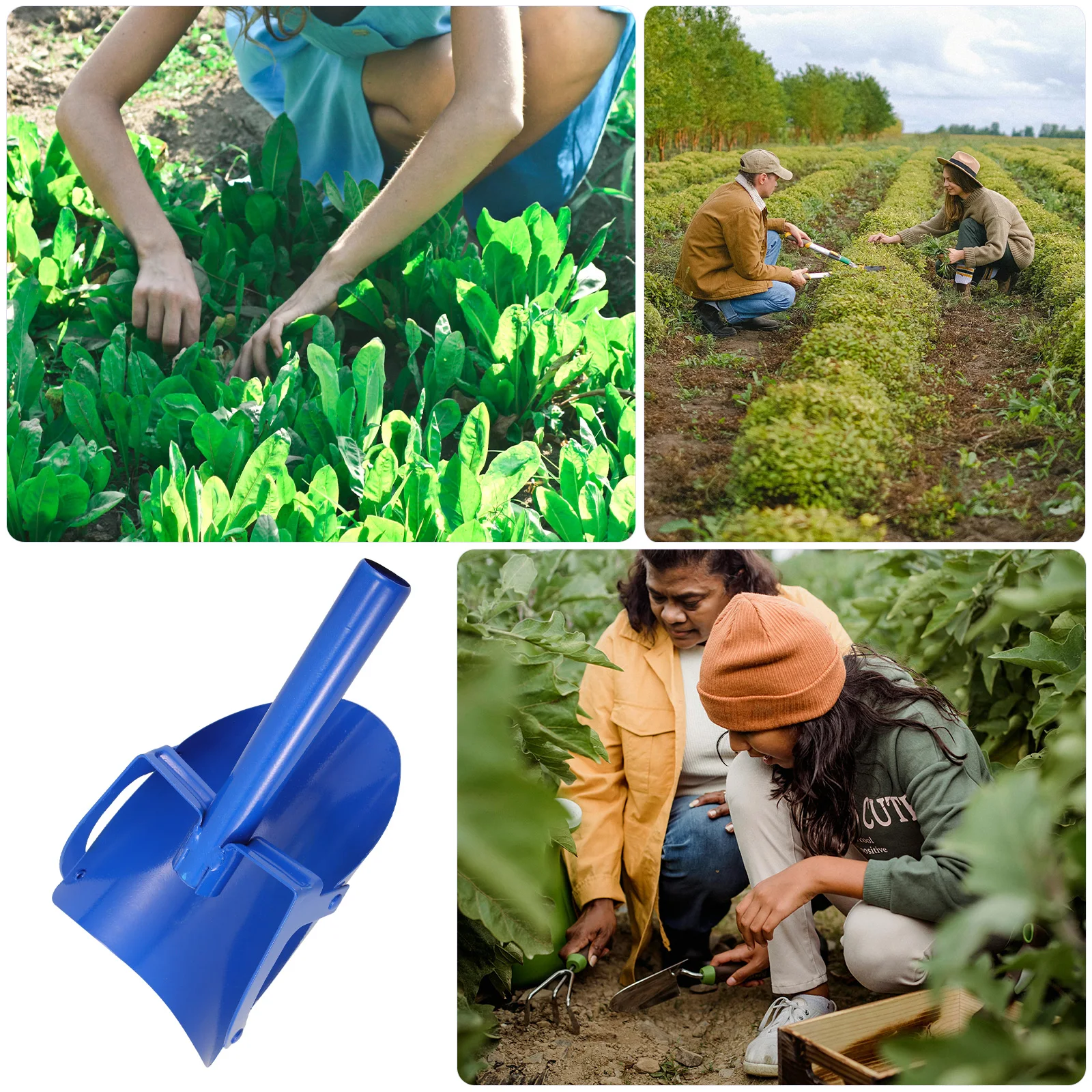

Garden Shovel Small Handheld Carbon Steel Trowel Portable Digging Tool for Soil Breaking Mixing Transplanting Plants