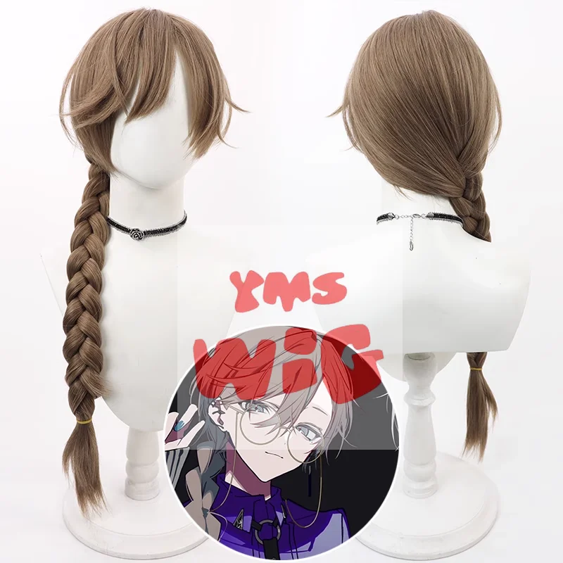 VTuber VVS kanakana Cosplay Wig Long Braids Kanae knkn Bun NIJISANJI Heat Resistant Synthetic Hair