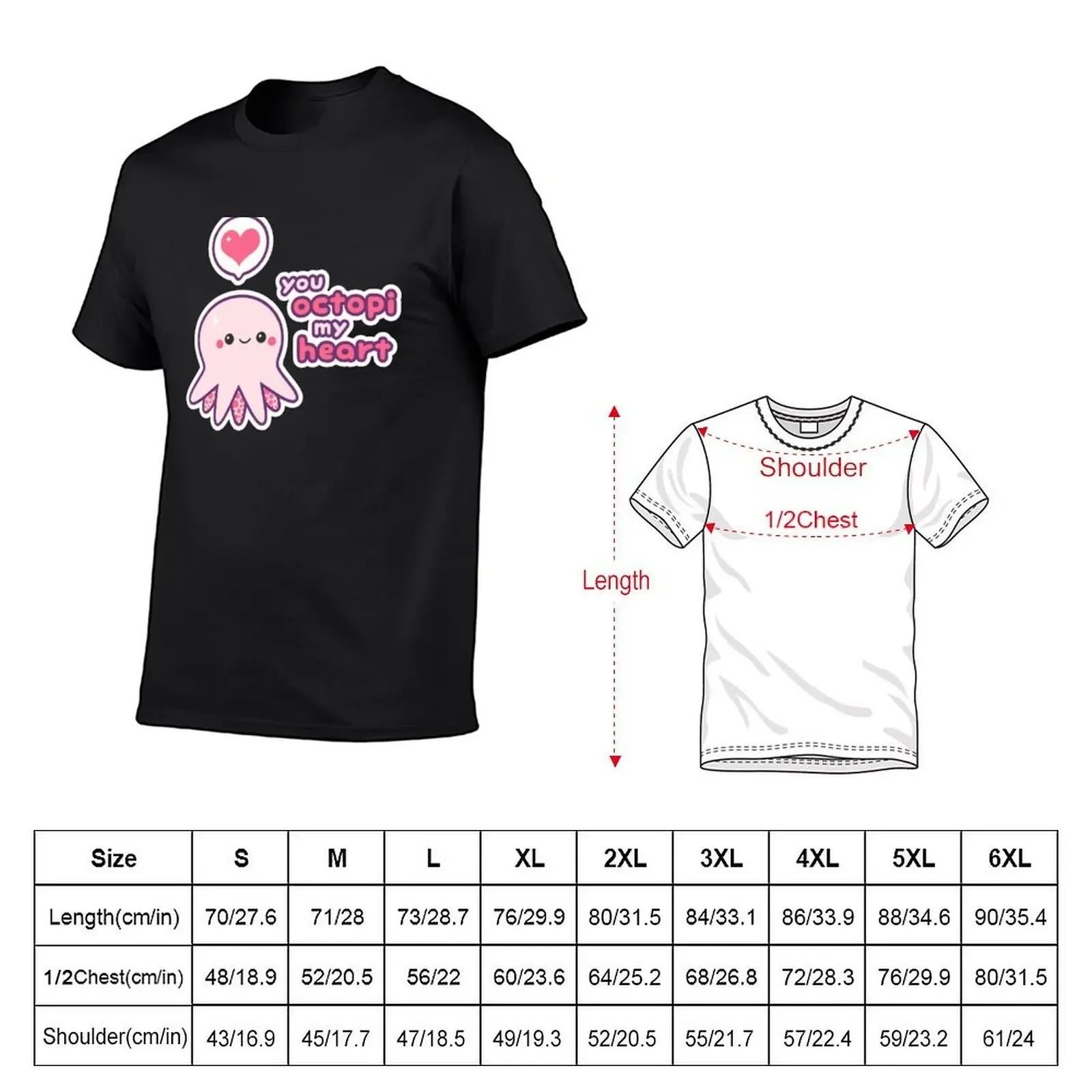 You Octopi My Heart T-Shirt vintage t shirts baggy shirts graphic tee shirt anime shirts men