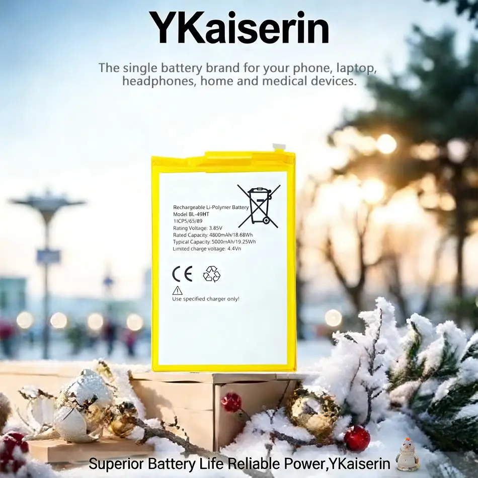 

Надежный аккумулятор BL-49HT для мобильных телефонов Tecno Spark 6 и Camon 16 Pro, 5000 мАч