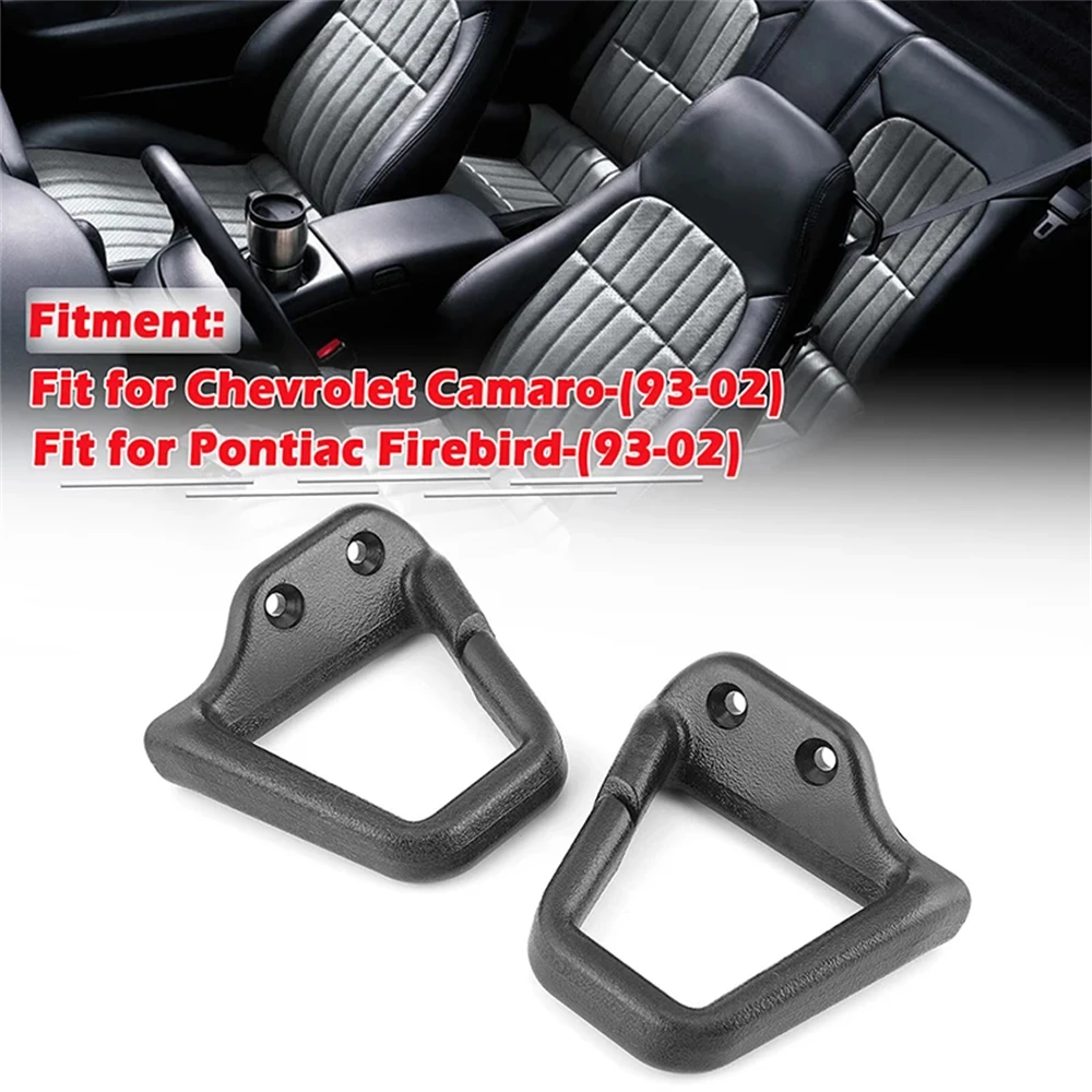 

2Pcs Car Seat Belt Guide Loops Clips Fit For Chevrolet 4th Gen Camaro Pontiac Firebird 1993-2002 16817202 16817203