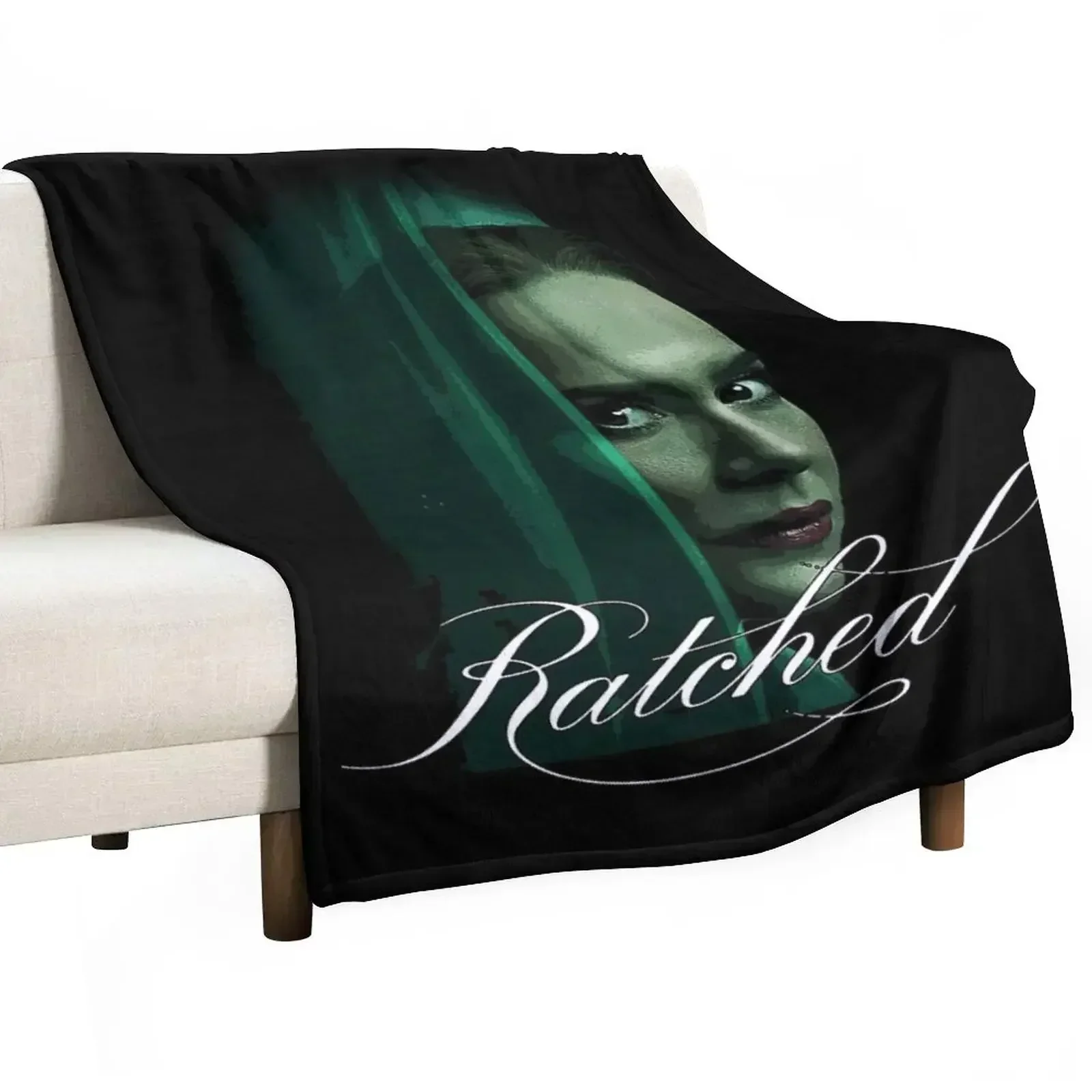 New Ratched T-Shirt Throw Blanket Sofa Throw Camping heavy to sleep Multi-Purpose Hairy Giant Sofa Blankets