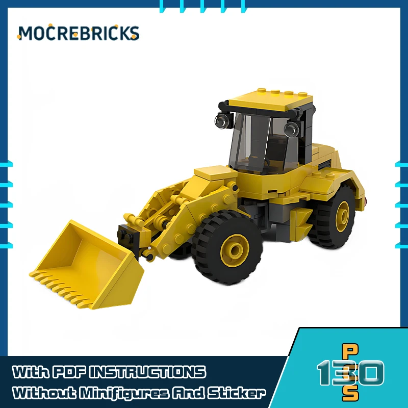 Ultimate Collection Construction Vehicle Building Blocks Model Engineering Team Equipment Assembly Small Particle Bricks Toys