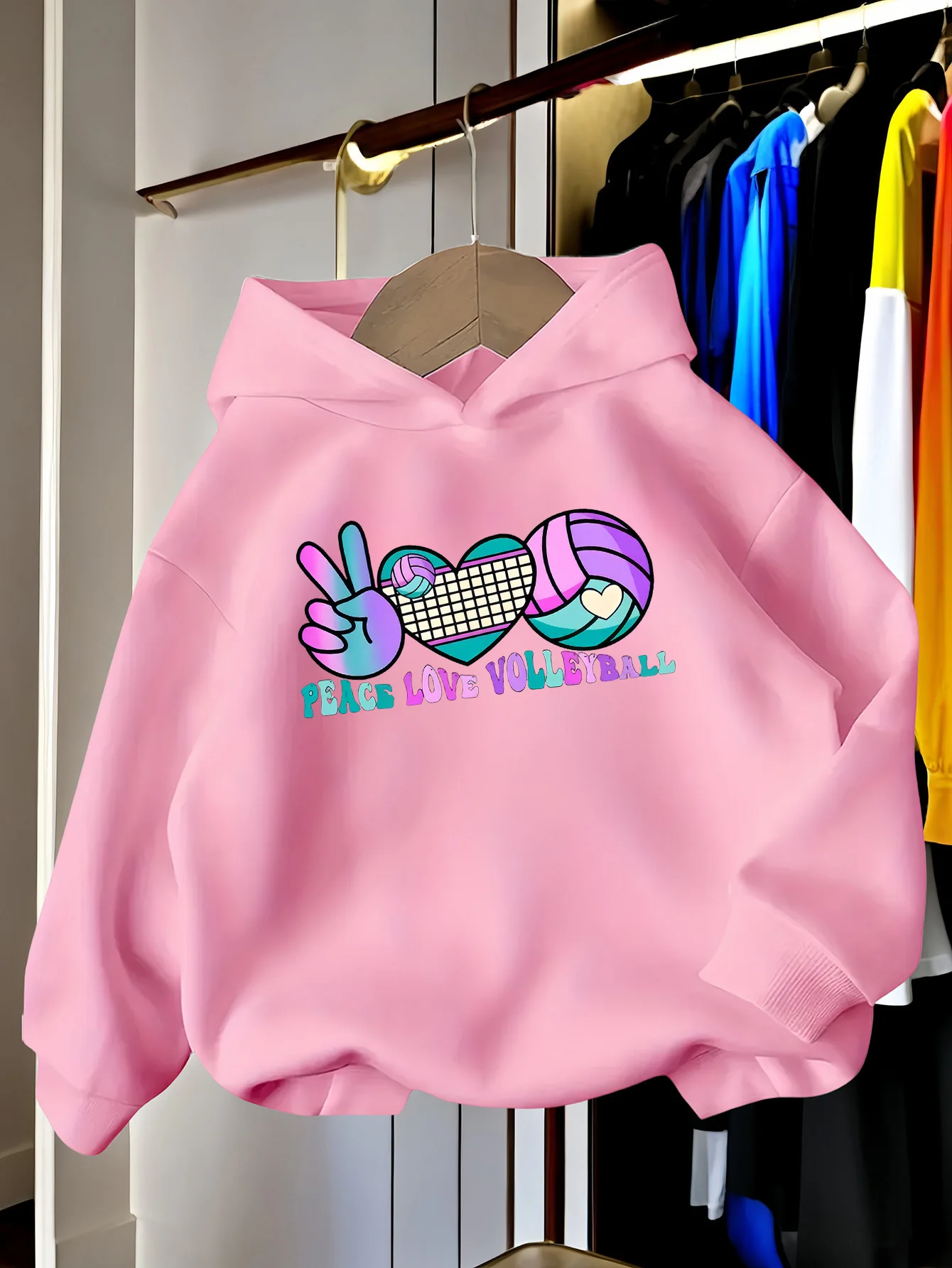 Autumn/Winter Casual Fashion Hooded Sweatshirt for Boys and Girls,Sporty New Style Christmas Gift for Children, Trendy Loose Fit