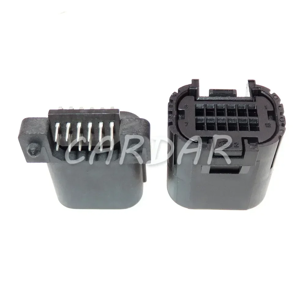 1 Set 12 Pin 1 Series Unsealed Socket AC Assembly MX23A12XF1 Auto Electric Wiring Connector MX23A12SF1 Car Docking Plug