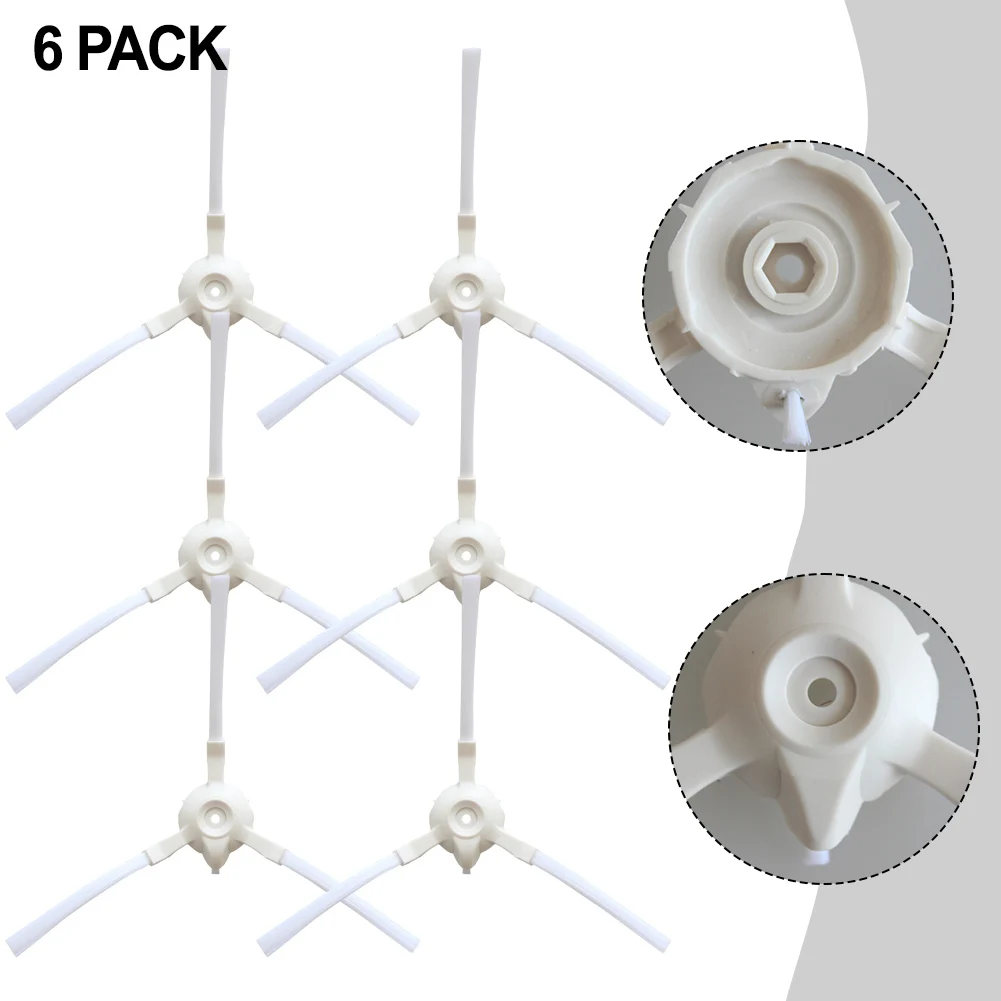 Efficient Replacement Side Brushes Set for For Bobsweep For Bob PetHair Vacuum 6 Parts for Enhanced Performance