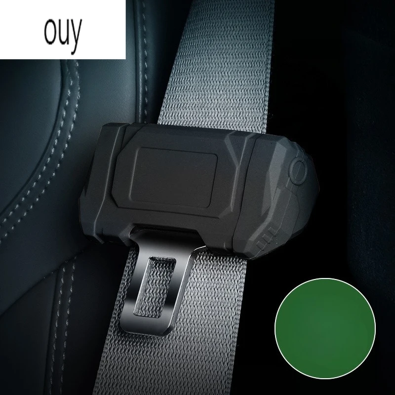 For Car Seat Belt Buckle Cover - Anti-Scratch & Shockproof Silicone Extension Protector Car Accessoires