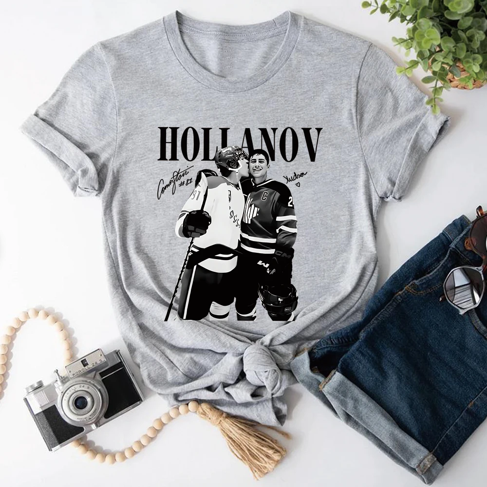 Heated Rivalry Inspired Shirt Hollanov T-shirt Hudson Williams Connor Storrie Tshirt Ilya Rozanov Shane Hollander Shirts Tops view 5