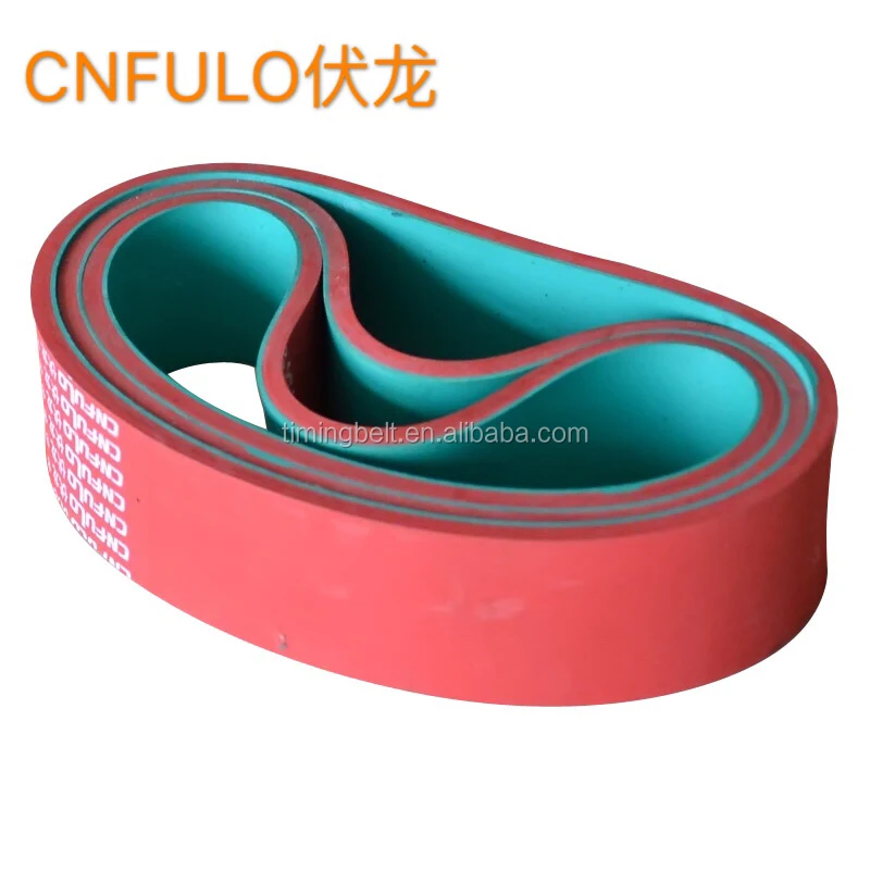 coating rubber timing belt 3M 8M L T10 red green colour