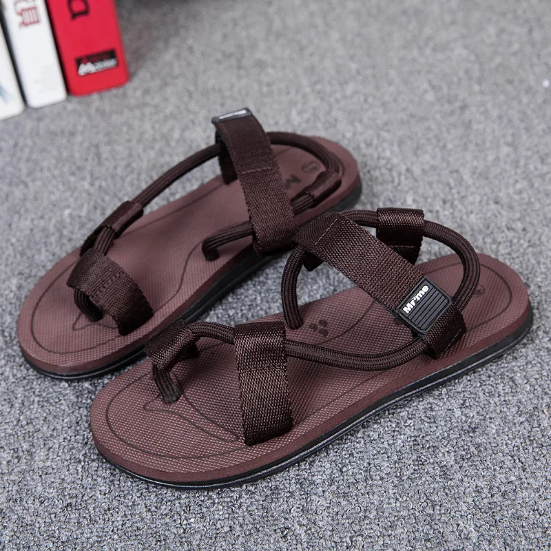 

Новинка 2024 года, мужские сандалии, летние пляжные шлепанцы для отдыха, верхние сандалии, женские тапочки для вождения, римская обувь, сандалии-гладиаторы для влюбленных