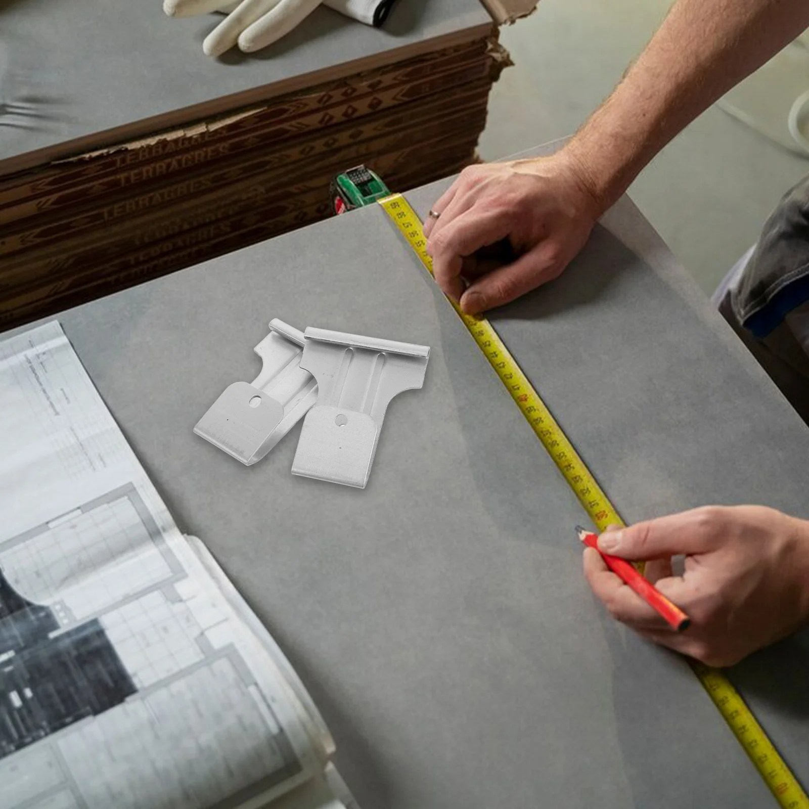 

Heavy Duty 2Pcs Rolling Shutter Door Lock 90mm Hook Anti Theft Galvanized Iron Silver Shed Gate Sliding Door Accessory