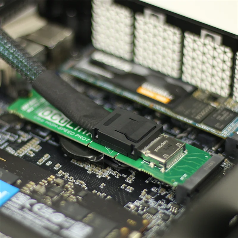 

NVME M.2 M Key To Oculink Adapter For OCULINK GPU Dock Mini PC Laptop To External Graphic Card High Speed Conveter