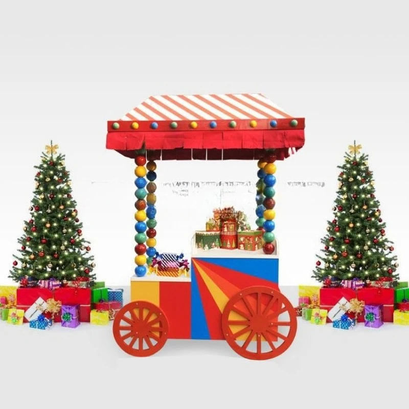 

Popcorn sales car, Spring Festival New Year dining car gift display car