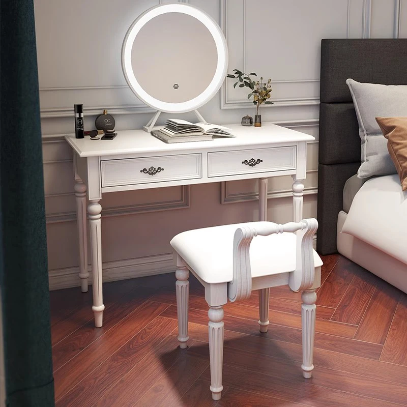 Creative Nordic Minimalist Ressing Table Trendy Aesthetic Makeup Vanities Elegant Unique Muebles Para Hogar Bedroom Furniture