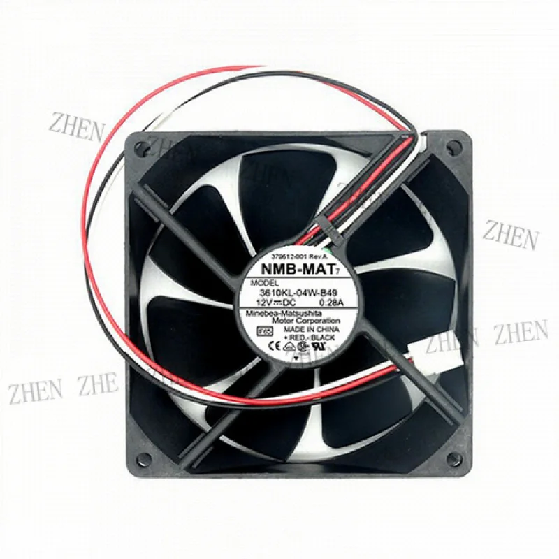 Y 1 Pc. New  FOR 3610KL-04W-B49 Chassis Cooling Fan 9225 DC12V 0.28A 9.2CM 3Pin