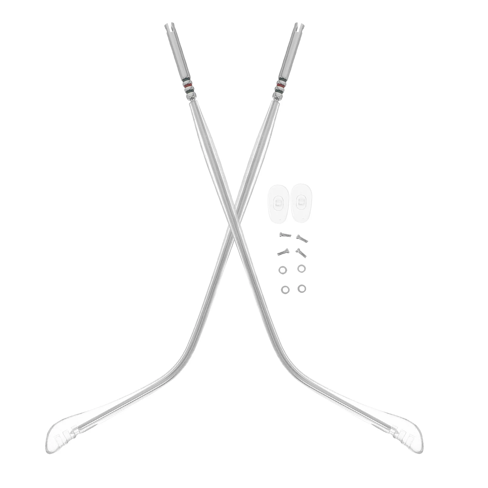 

1Pair Metal Eyeglass Temple Replacement Arms Universal Silver Glasses Repair Frame Legs Replacement Arm Temple