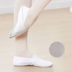 Gymnastik Schuhe Ballett Schuhe Für Mädchen Ganze Leder Sohle Standard Yoga Fitness Ballett Schuhe Frau Weiche Dance Schuh